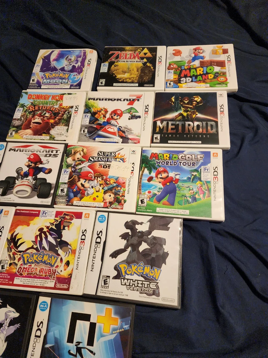 Nintendo Game Lot: SNES, N64, GameCube, Wii U image indicator(7)