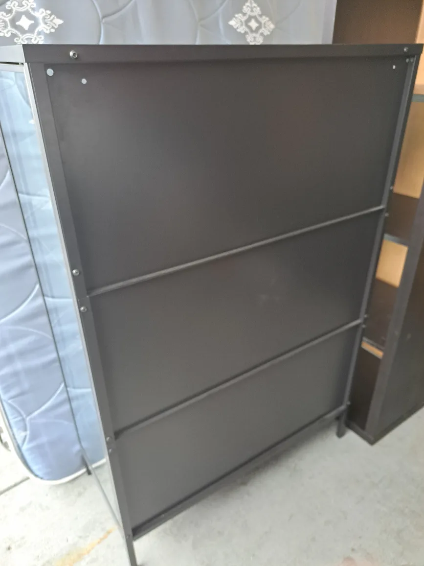 IKEA Fabrikor 2 Glass Cabinet Combination - Dark Grey image indicator(6)