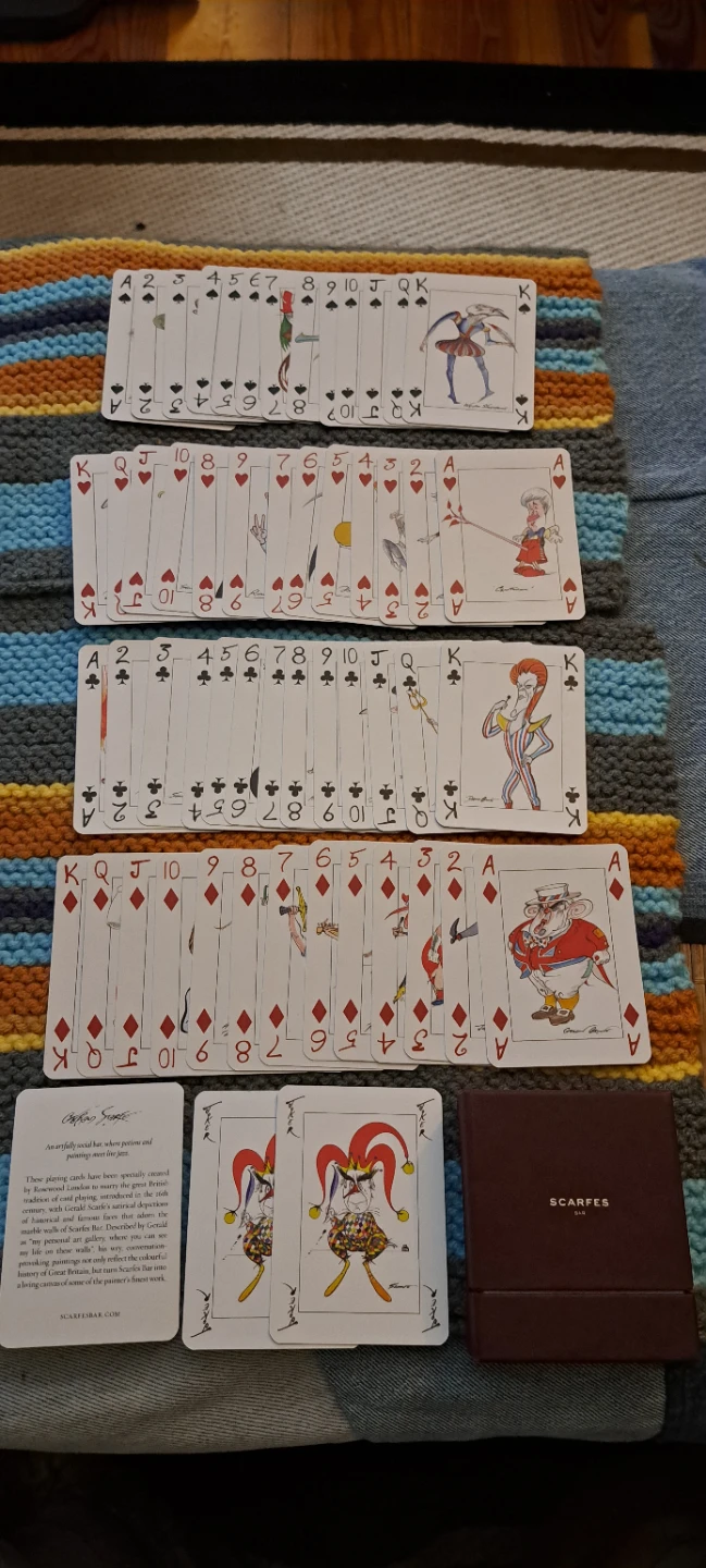 Rosewood London Scarfe's Bar Playing Cards