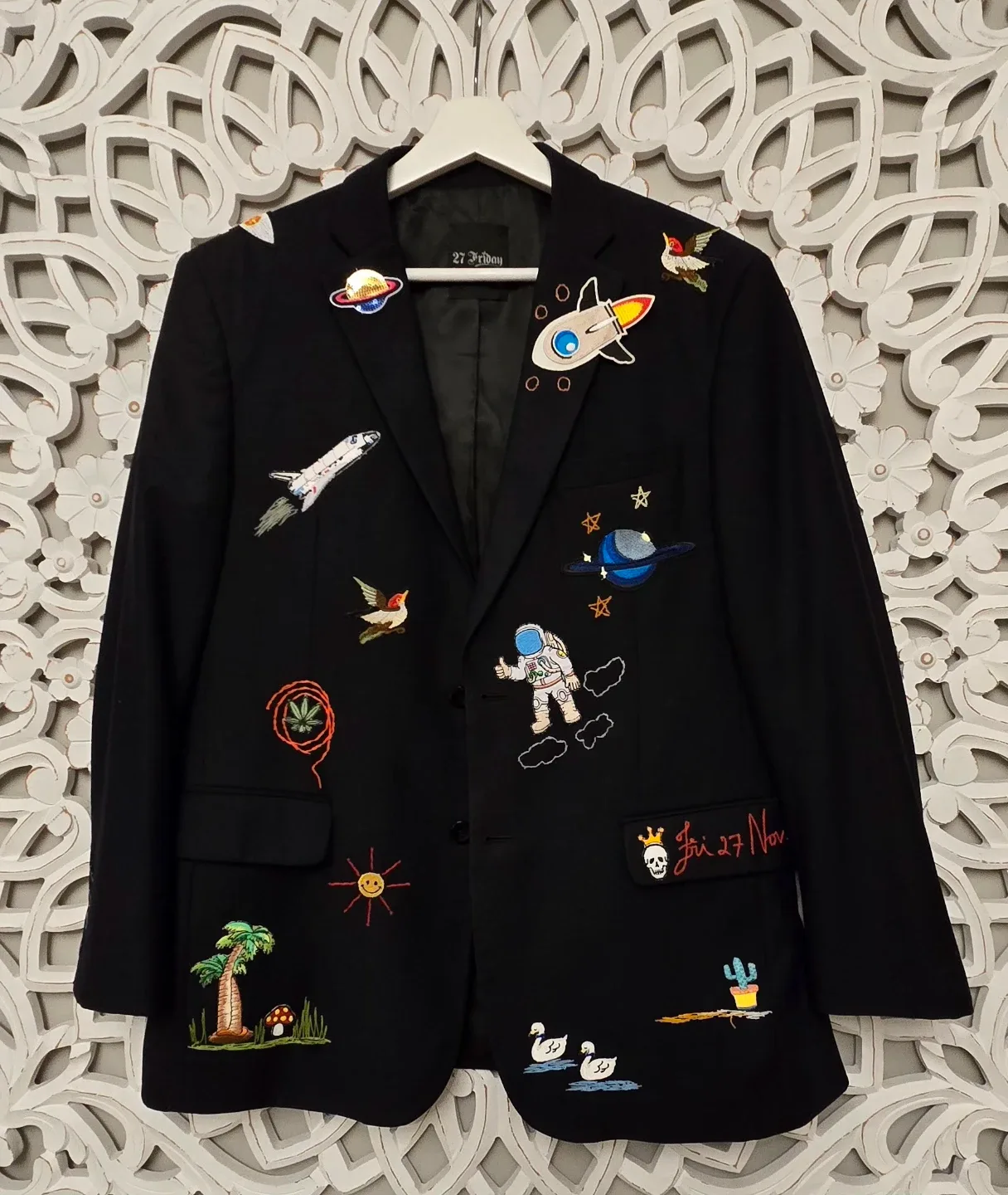 27 Friday Remember My Name Black Blazer