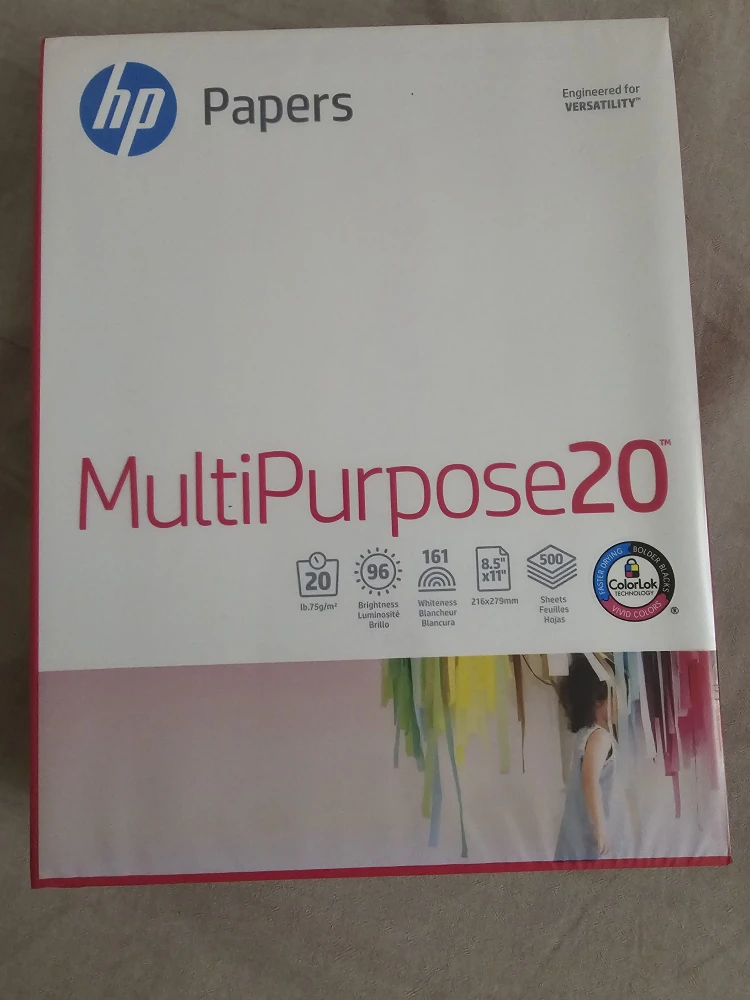HP MultiPurpose20 Printer Paper - 500 Sheets - photo 2