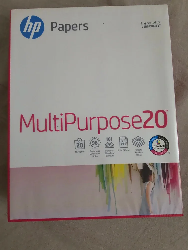 HP MultiPurpose20 Printer Paper - 500 Sheets image indicator(2)