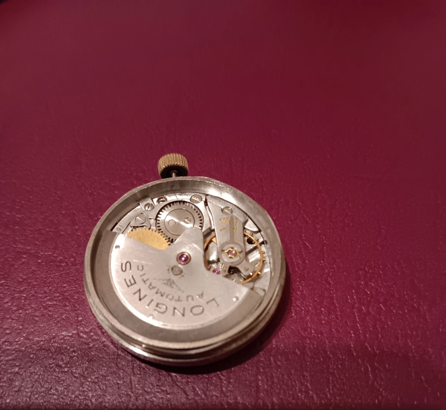 Longines vintage Automatic Watch Face only. WORKING! - photo 5