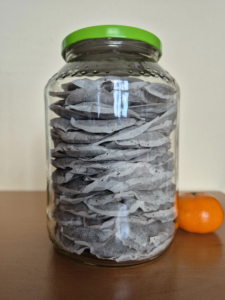 Jumbo 2L Jar of Tea: Tetley Orange Pekoe teabags