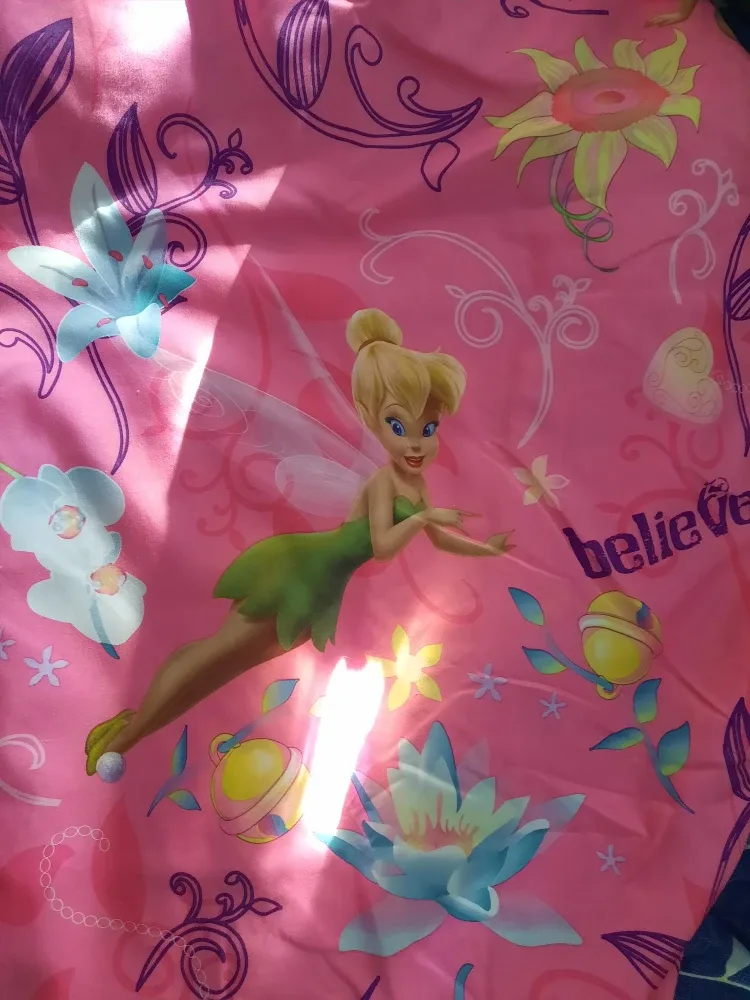 Tinkerbelle Curtains, 2 Panels & Fitted Sheet& Poster Picture image indicator(4)
