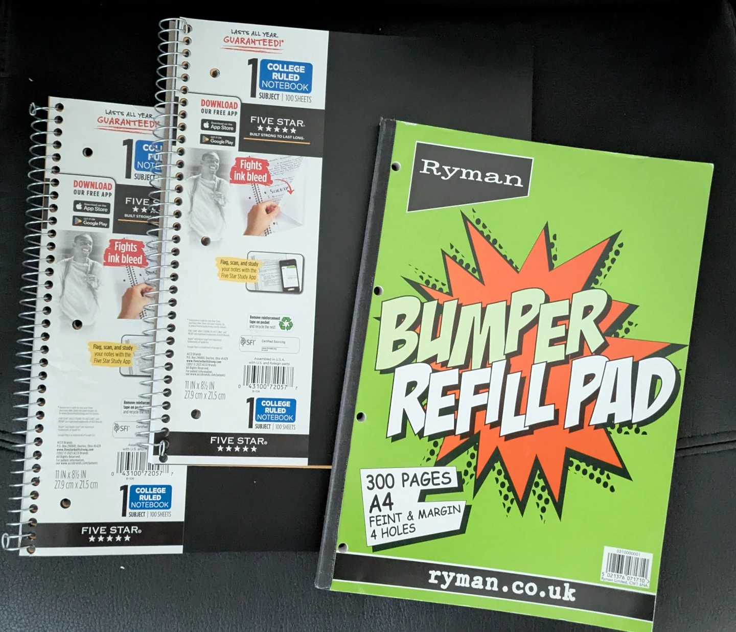 Brand New Five Star & Ryman Notebooks
