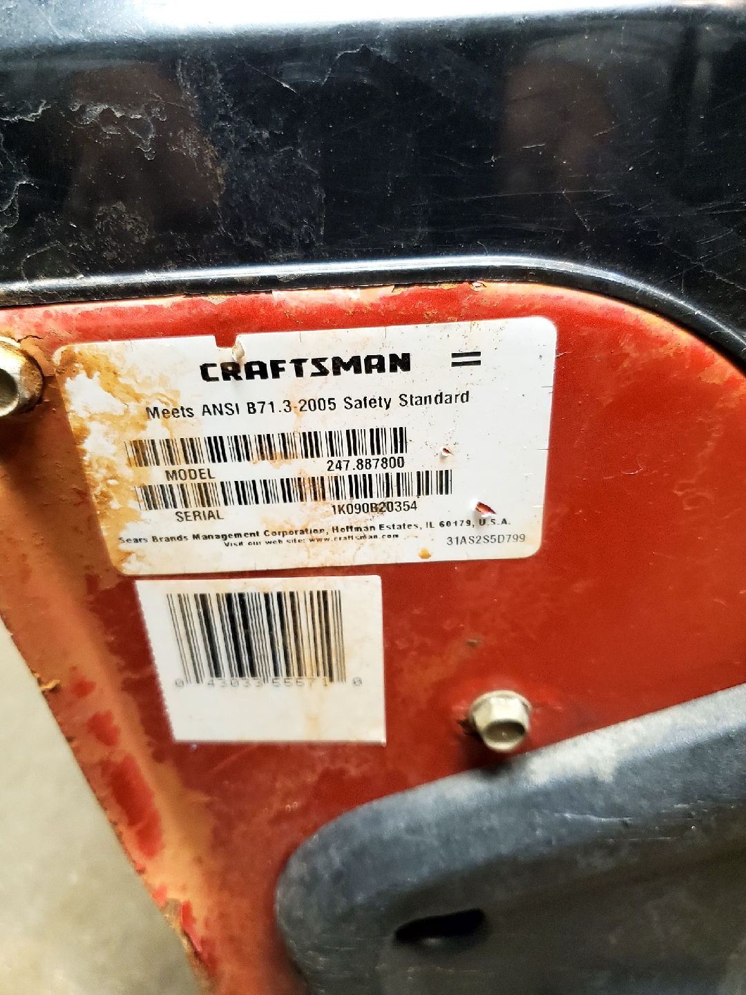Craftsman Snow Thrower Auger - photo 4