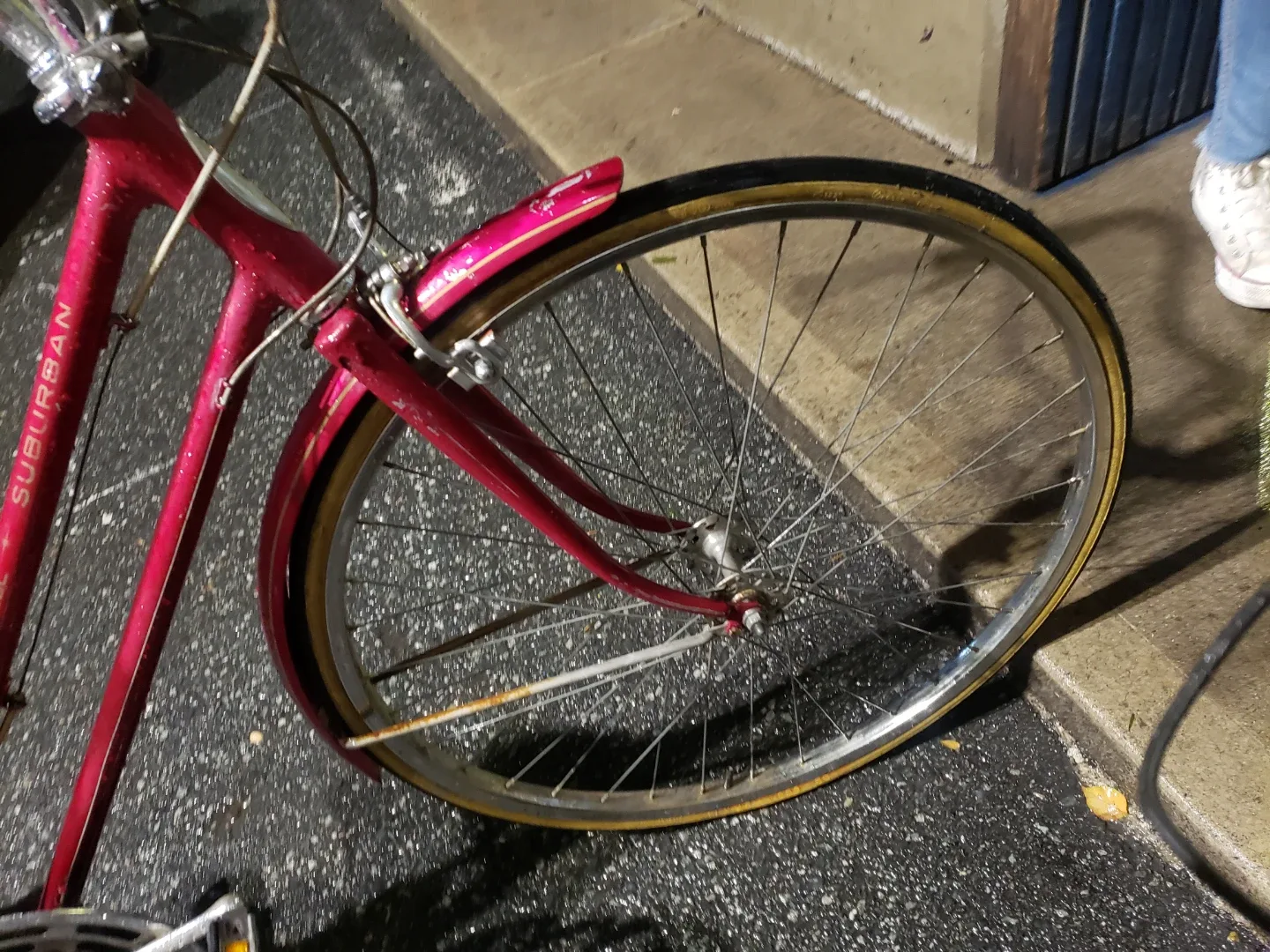 Vintage Suburban Bicycle - Red image indicator(4)