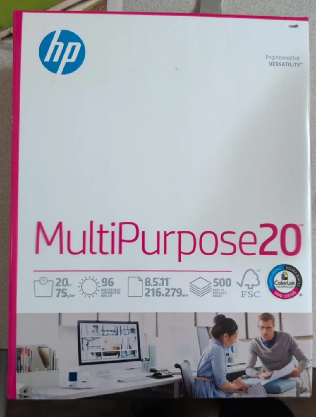 HP MultiPurpose20 Paper - 500 Sheets