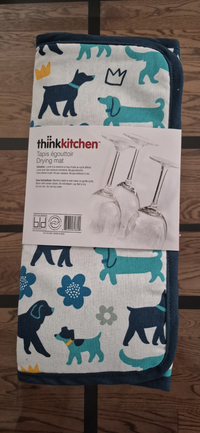 Dish Drying Mat, Kitchen Towel & Oven Mitt Set - photo 4