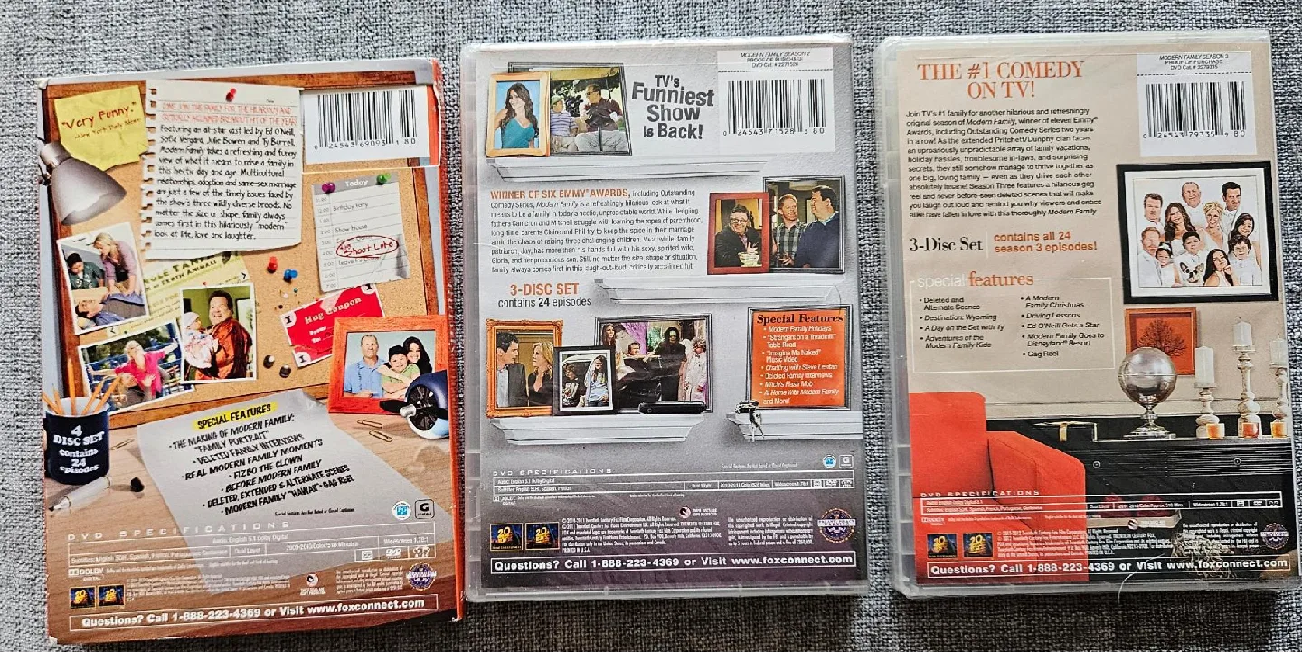 Modern Family Seasons 1-3 DVD Set thumbnail