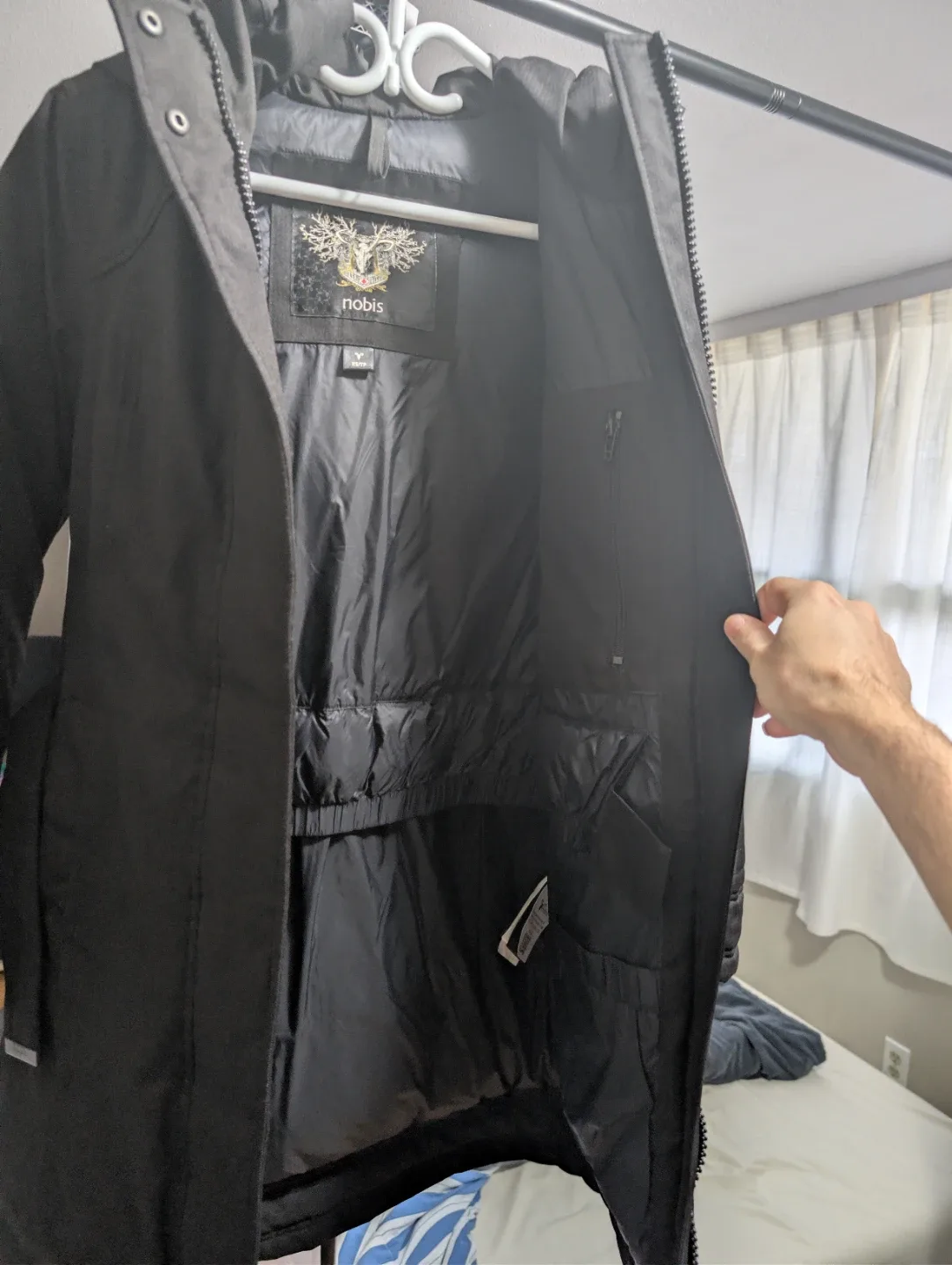 Nobis Astrid Black Winter Parka, Size XS image indicator(3)