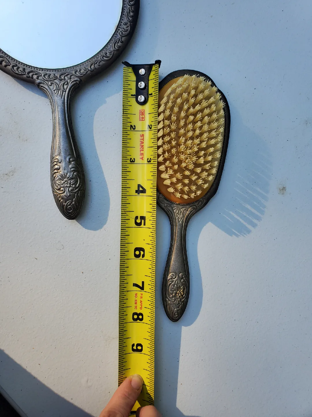 Vintage Vanity Set - Mirror, Brush, Comb image indicator(4)