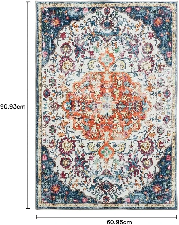 Floral Area Rug - 2x3 ft 🥕 image indicator(6)