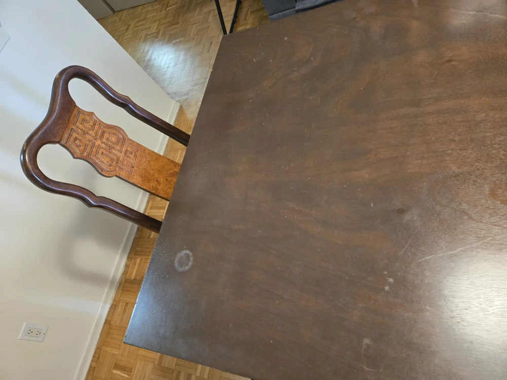 Dining Table with 6 Chairs - Wood - photo 4