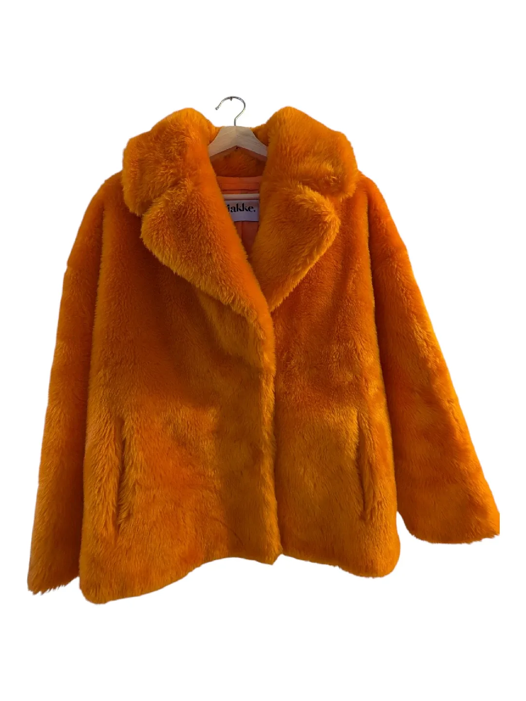 Jakke Faux Fur Coat - Size US 6.Read for details