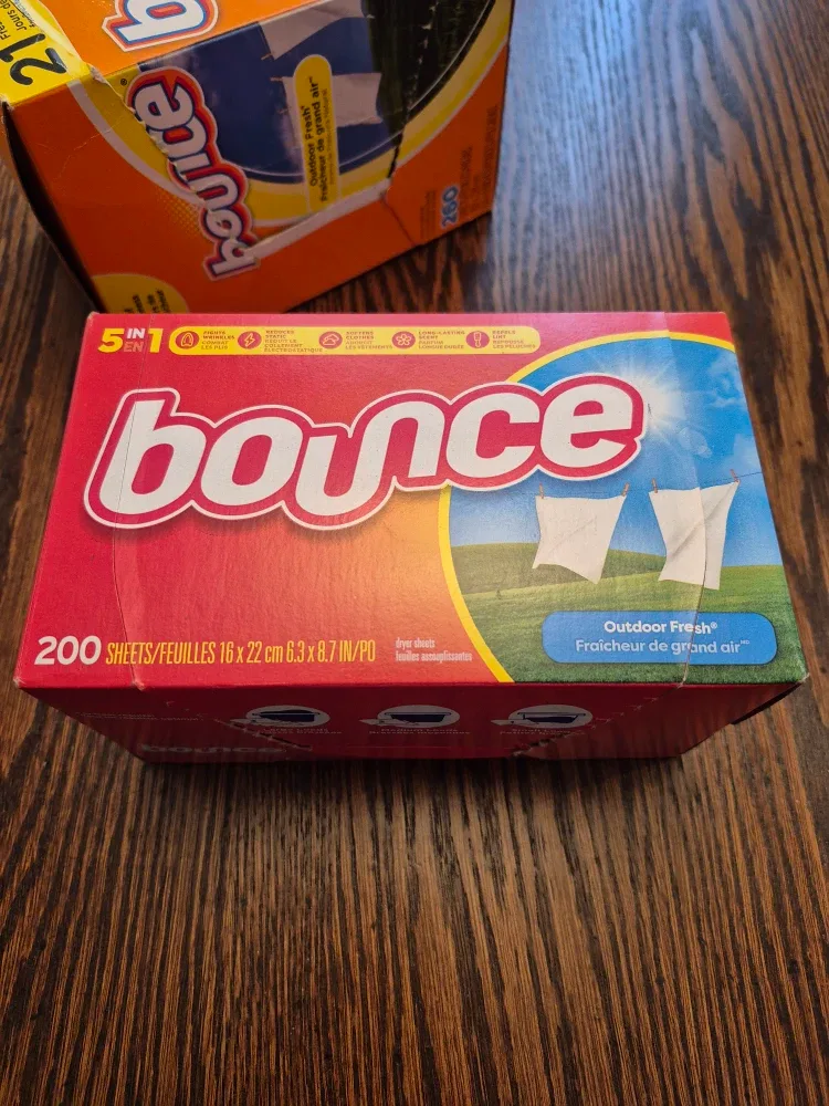 Bounce Dryer Sheets for Laundry : Jumbo box of 200 sheets +