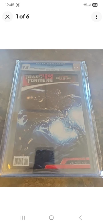 Transformers: Movie Prequel #1 CGC 9.8