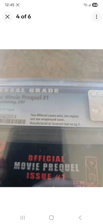 Transformers: Movie Prequel #1 CGC 9.8 image indicator(4)