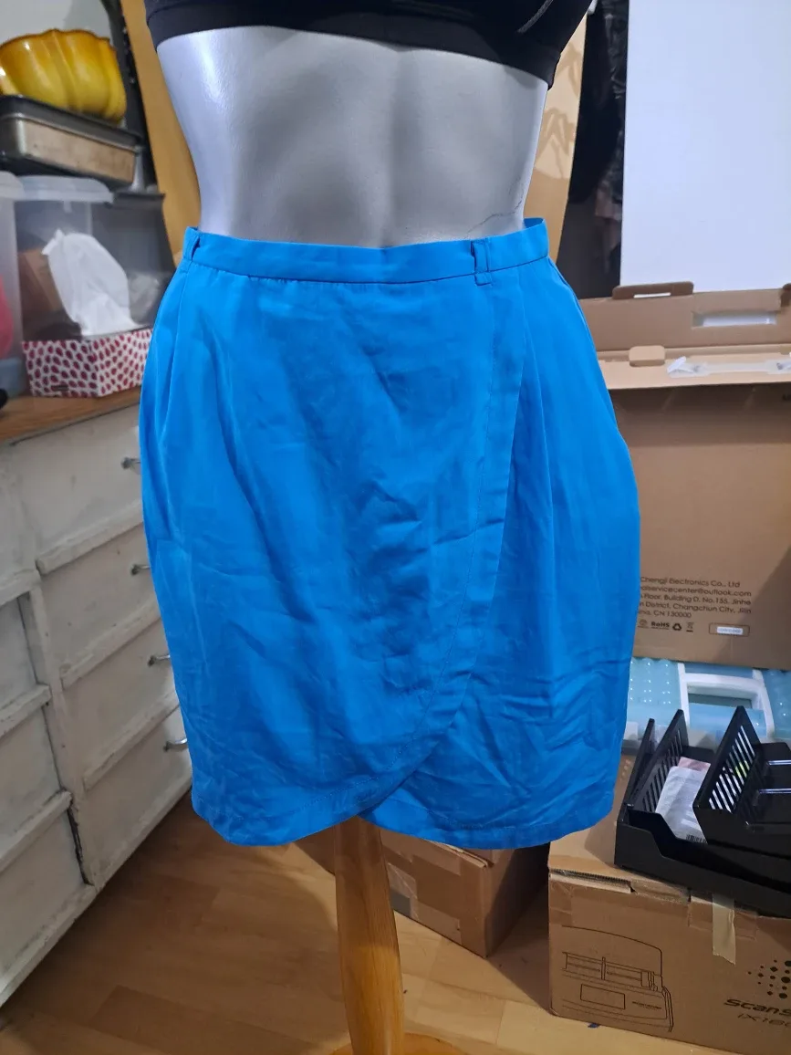 Blue skirt