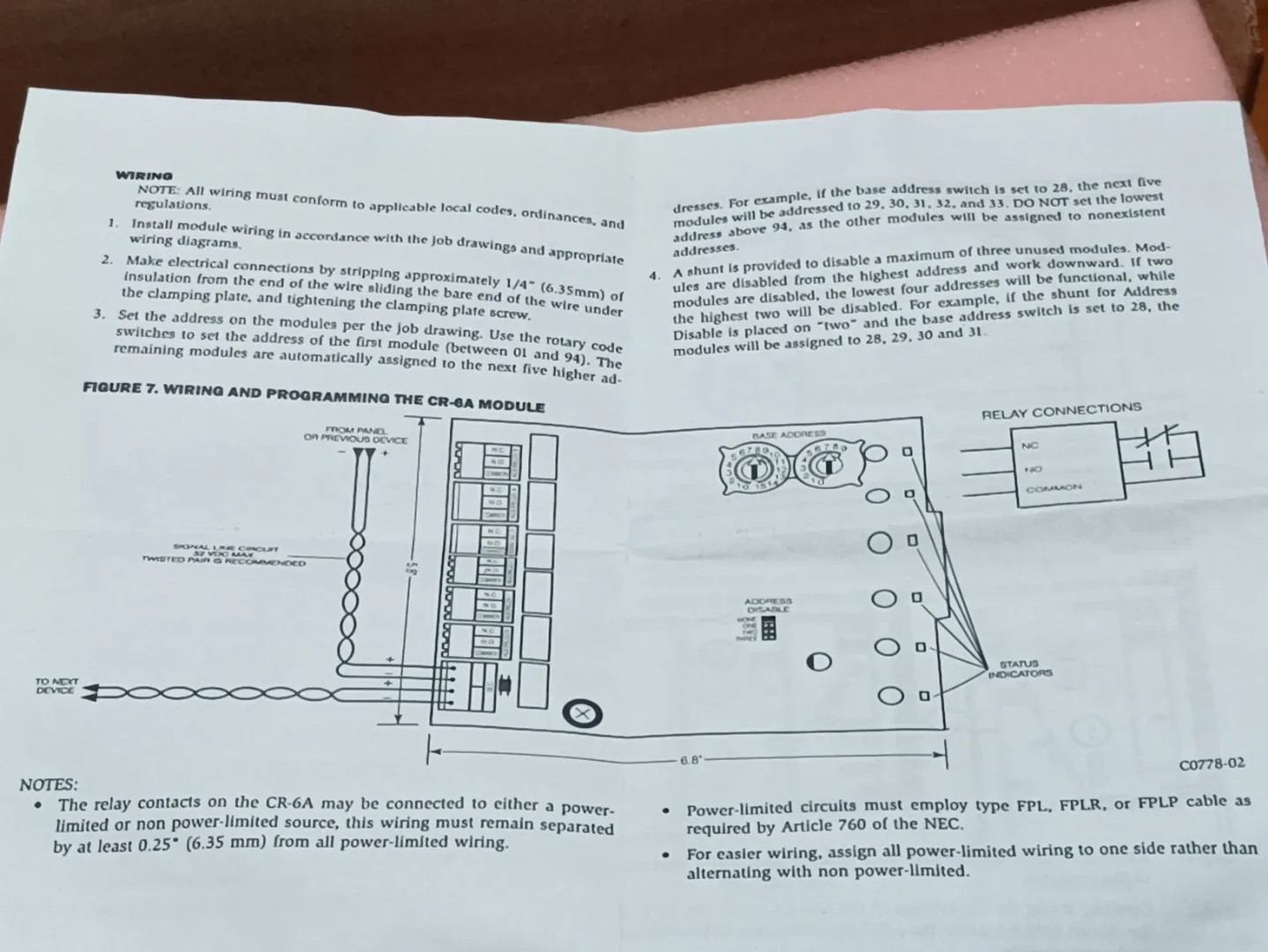 System Sensor CR-6A Six Relay Control Module image indicator(4)