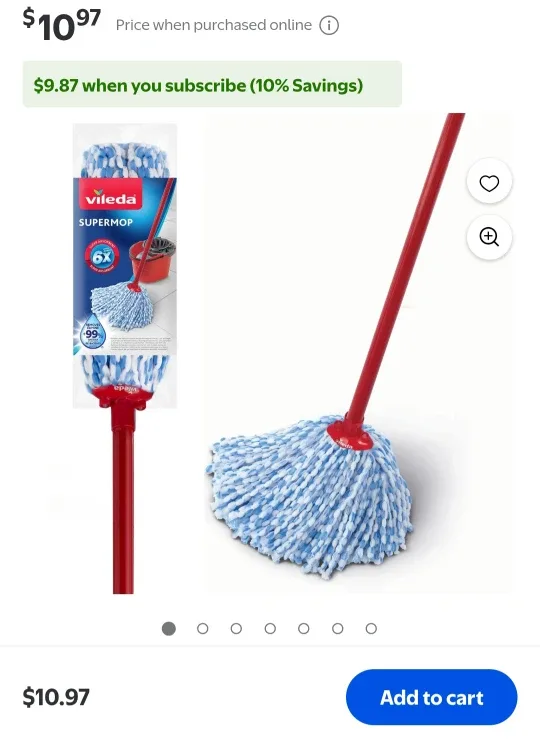 Vileda SuperMop with 2 Refills - New image indicator(2)