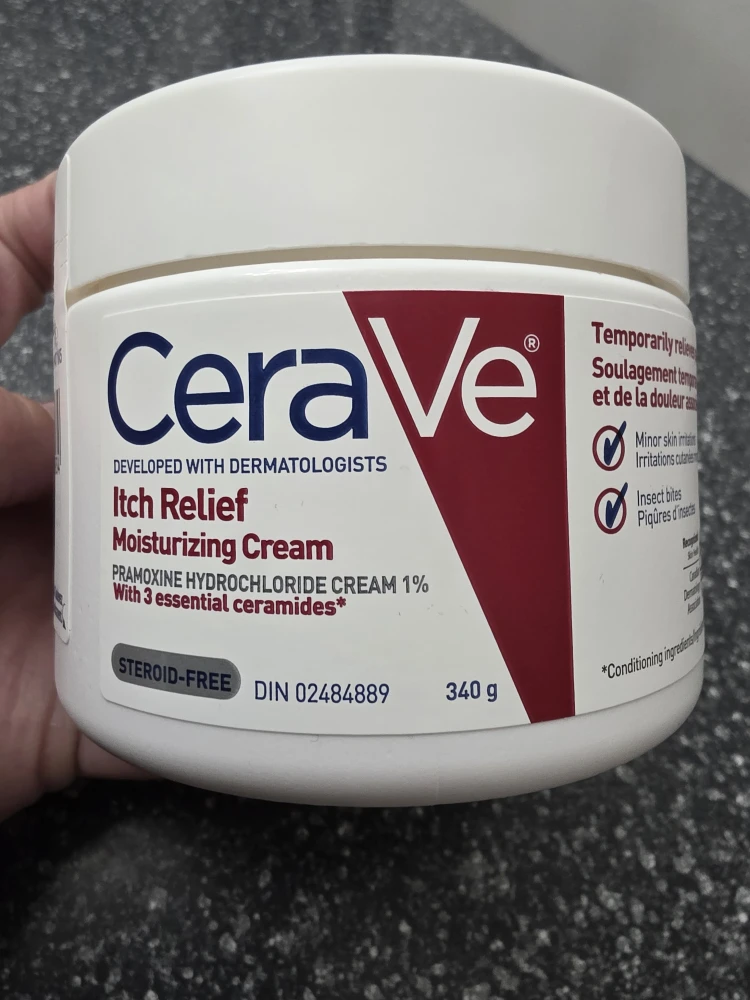CeraVe Itch Relief Moisturizing Cream 340g