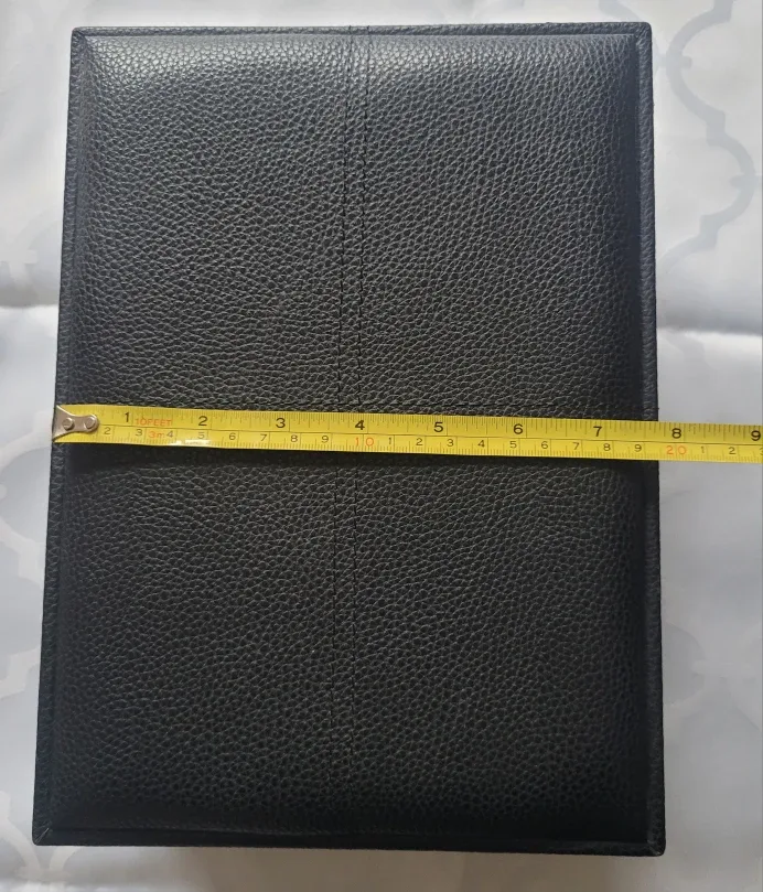 Decorative Faux Leather Black Box image indicator(7)