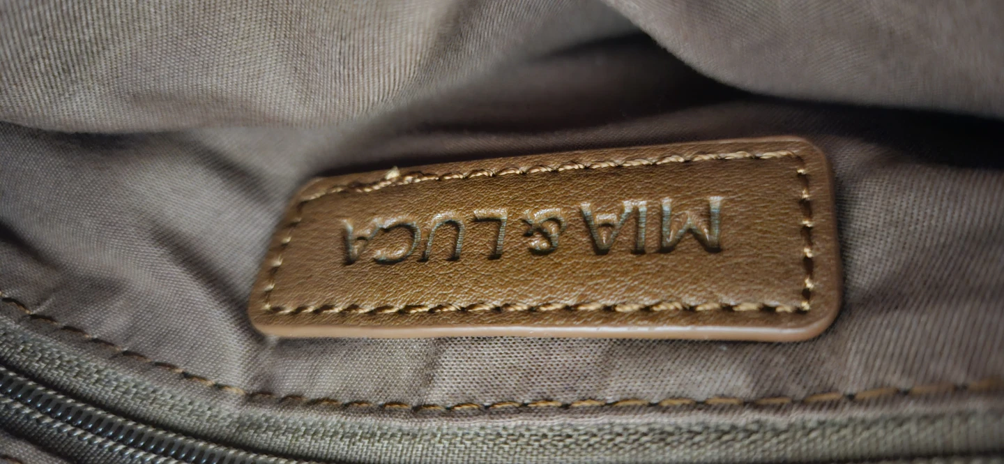 Vegan Leather Brown Crossbody Bag Purse by Mia & Luca - photo 2