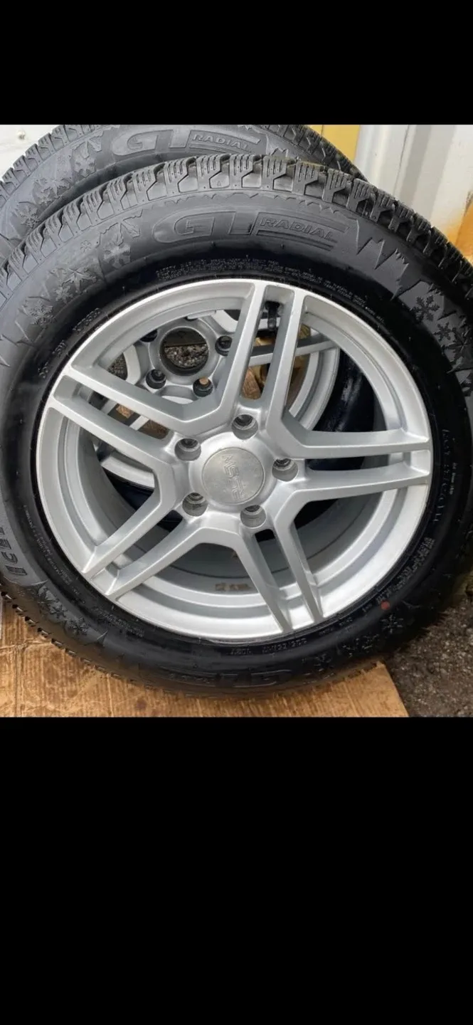 Set of 4 GT winter tires rims (225 65 17) pattern (5×127) image indicator(10)