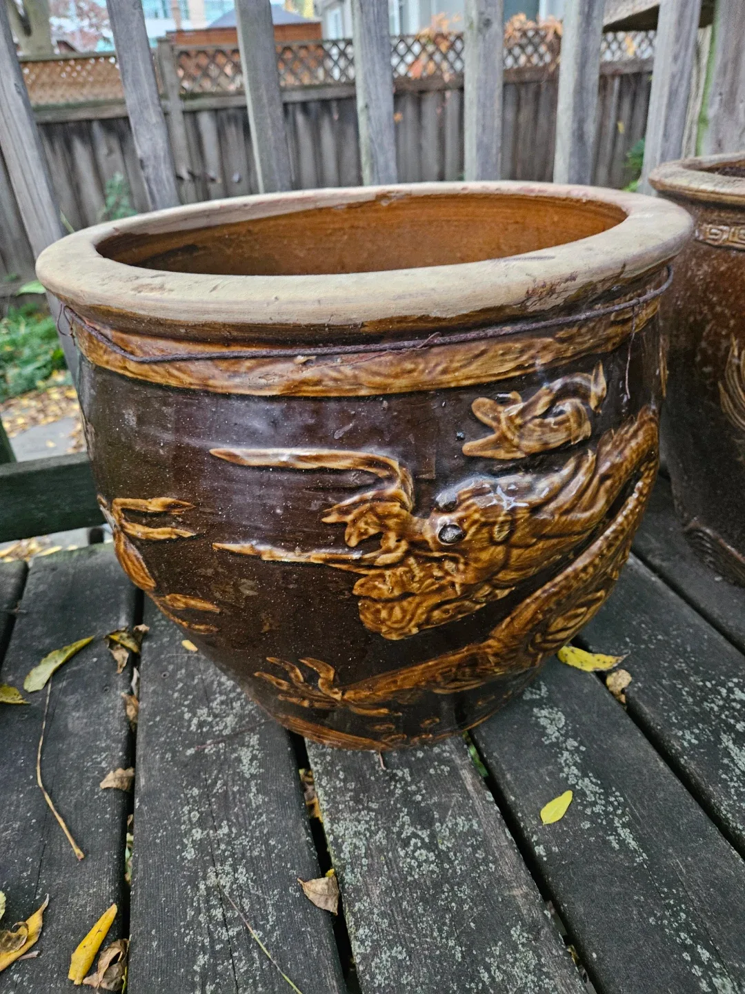 Chinese Dragon Pot / Egg Pot / Jardiniere image indicator(2)