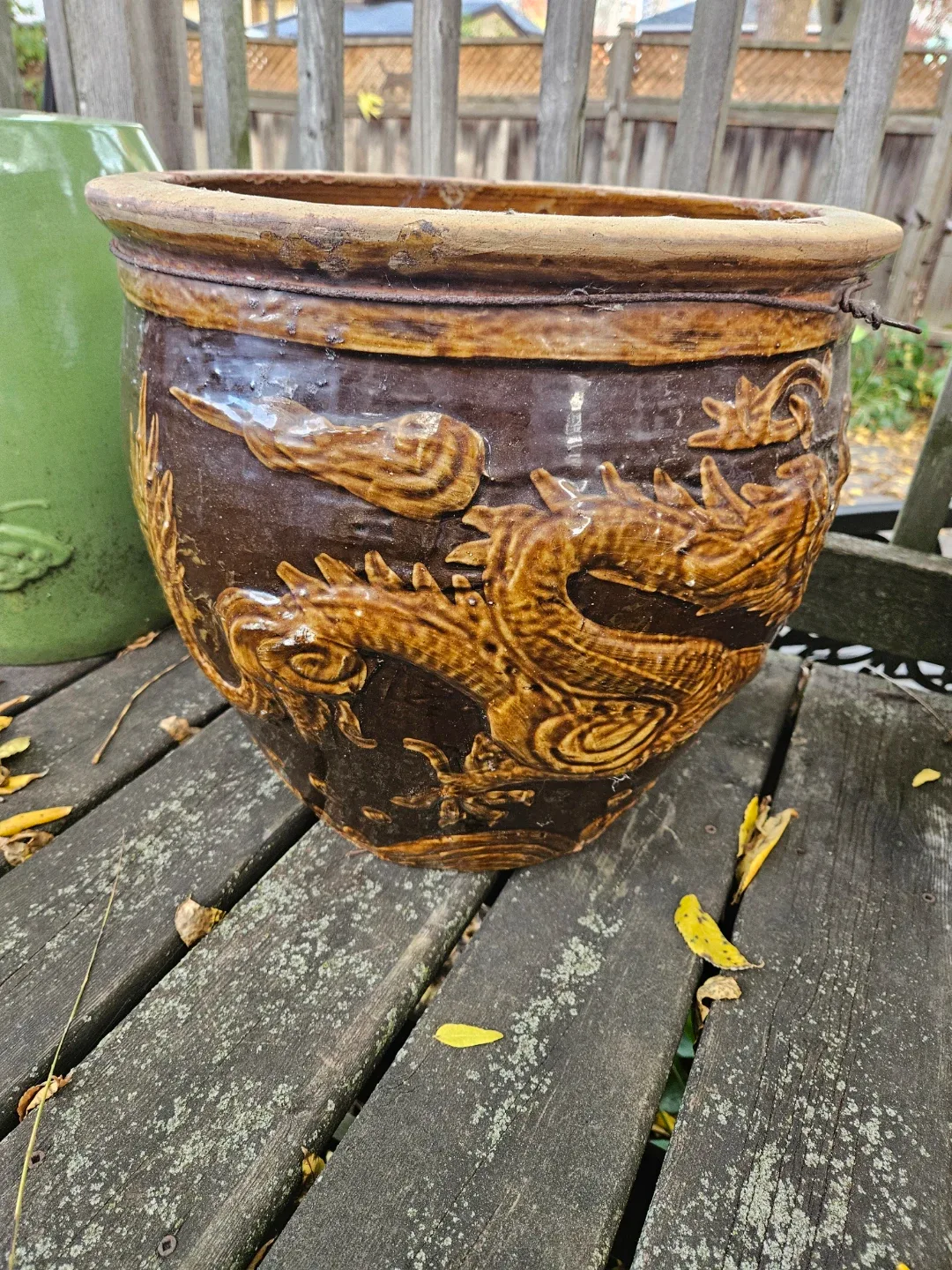 Chinese Dragon Pot / Egg Pot / Jardiniere image indicator(3)