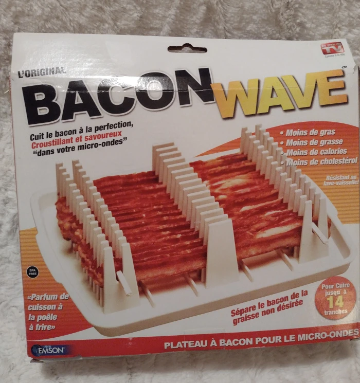 The Original Bacon Wave Microwave Bacon Tray As Seen on TV - photo 2