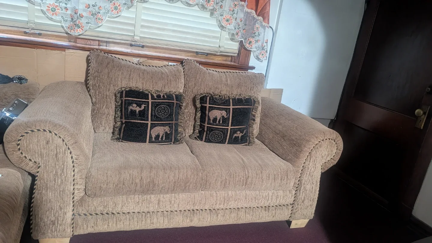 Loveseat Sofa with 2Pillows🥕