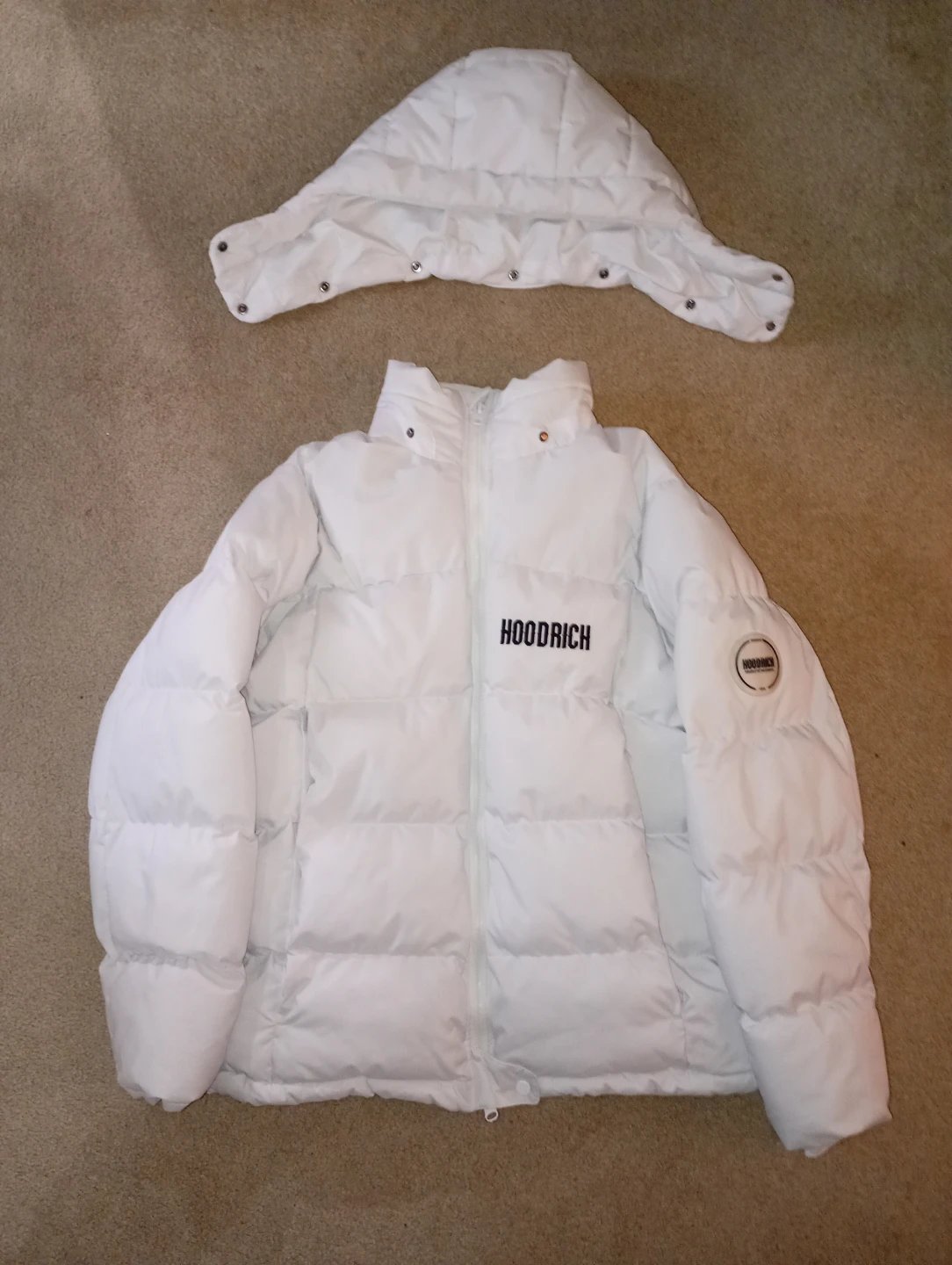 HOODRICH White PHENOM Puffer Jacket - Size L - photo 2