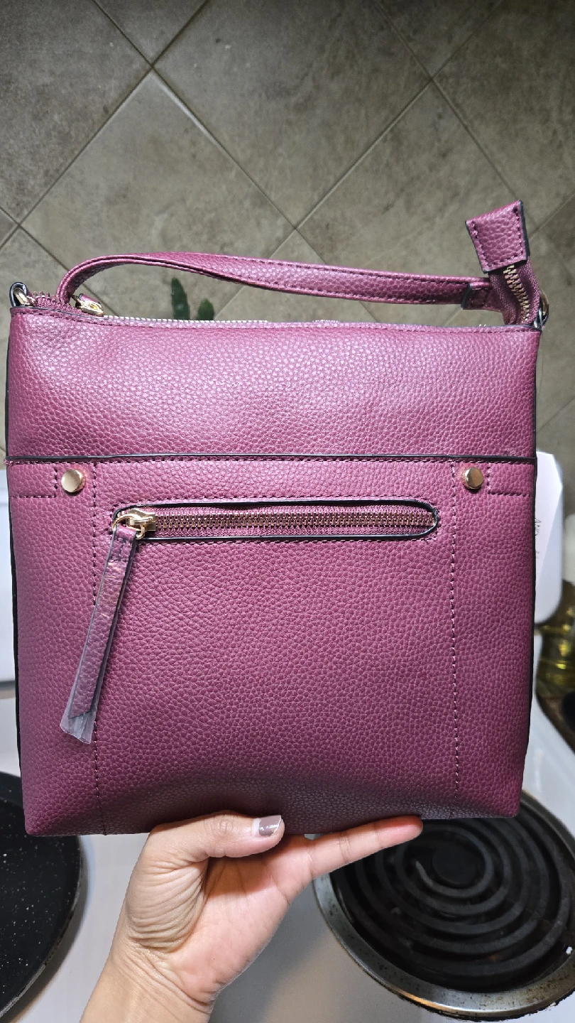 Time and Tru Burgundy Crossbody Bag
