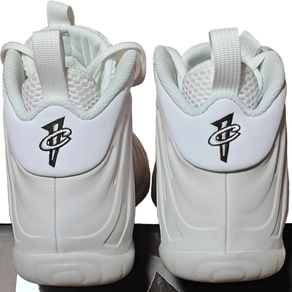 *NIB* 6.5Y — Nike Little Posite One "Triple White" - photo 5