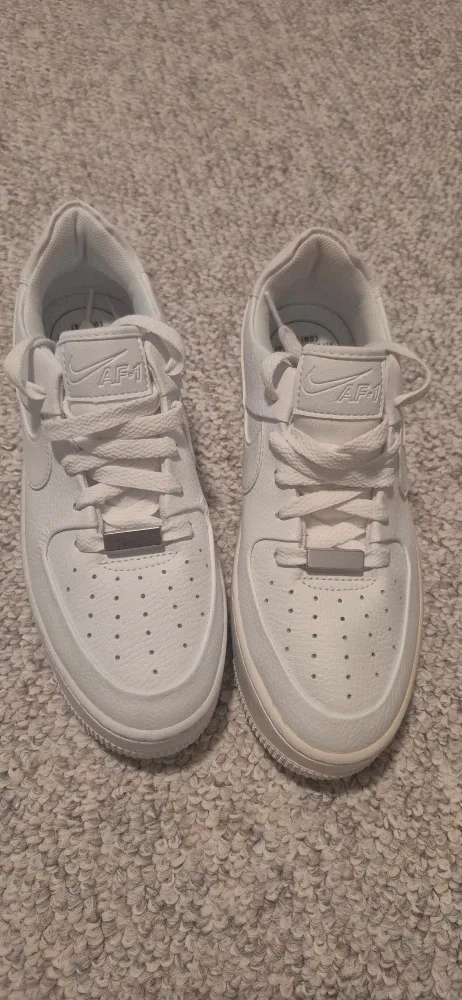 Nike Air Force 1 Platform White Sneakers