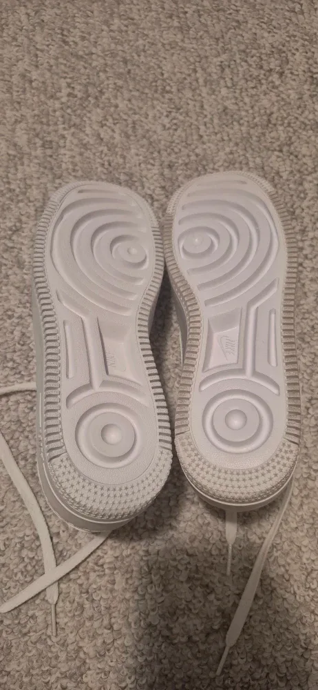 Nike Air Force 1 Platform White Sneakers image indicator(2)