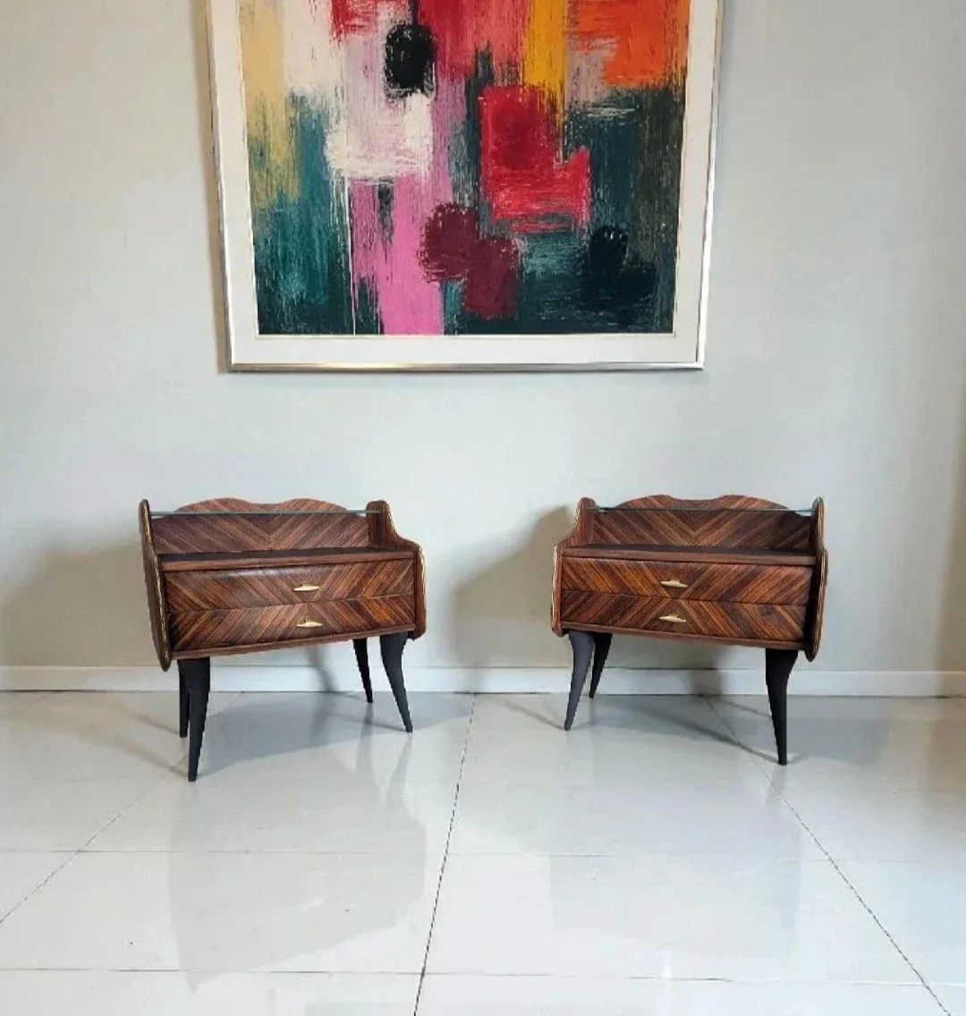 Mid-Century Modern Italian Nightstands