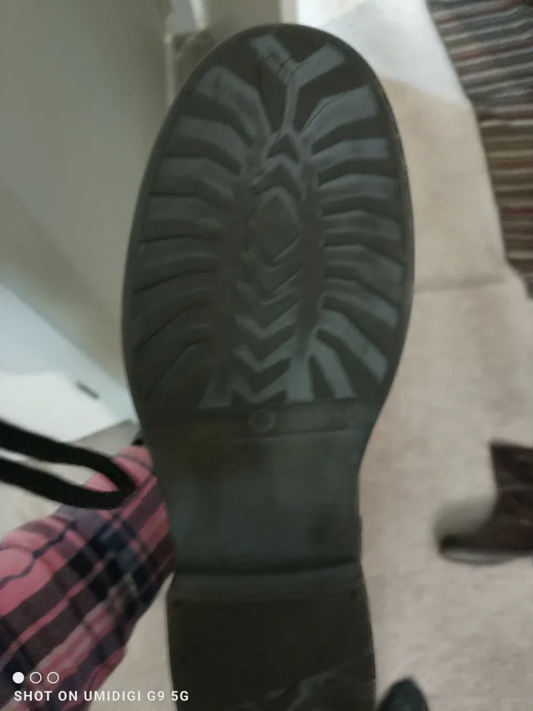 Brown Leather Motorcycle Boots - Size 11 image indicator(4)