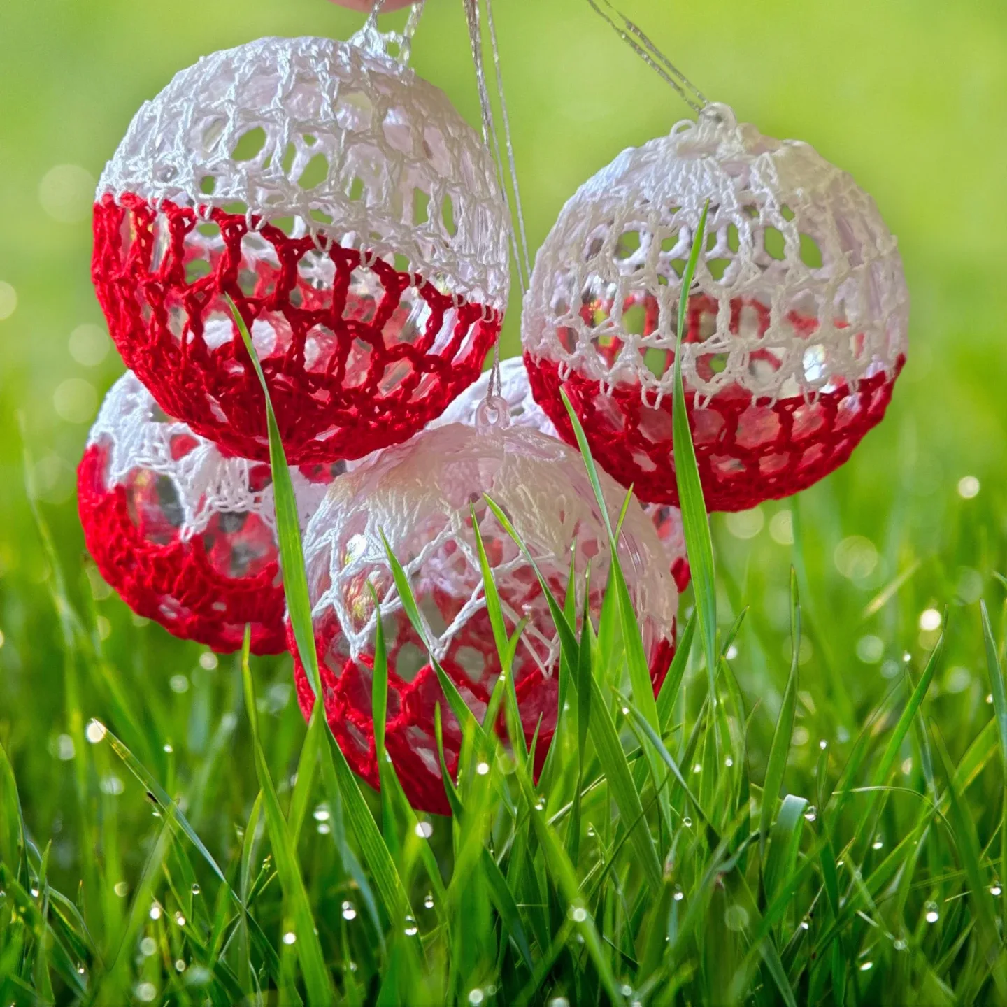 Handmade Crocheted Christmas Ornaments image indicator(2)