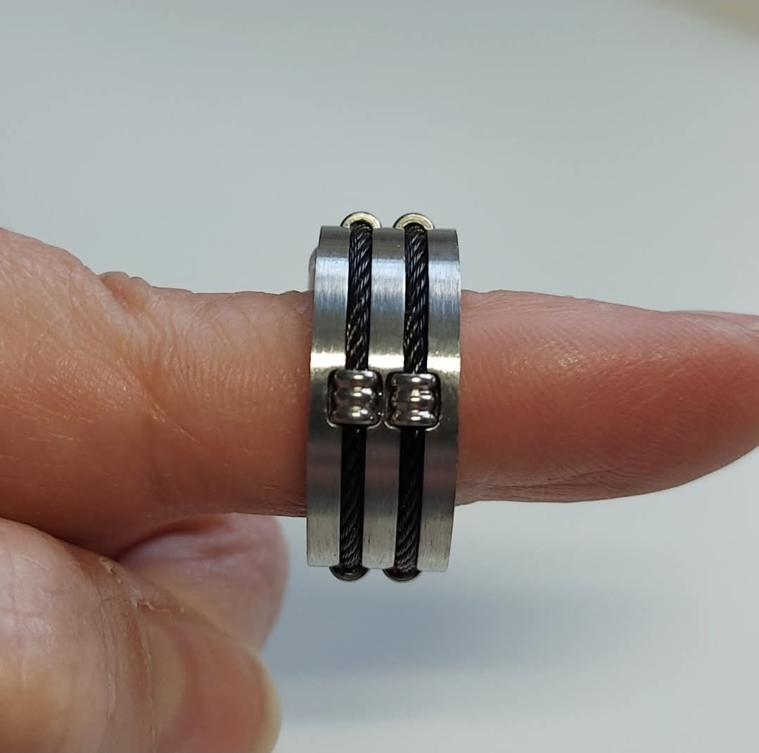 Men's Stainless Steel Ring - photo 2