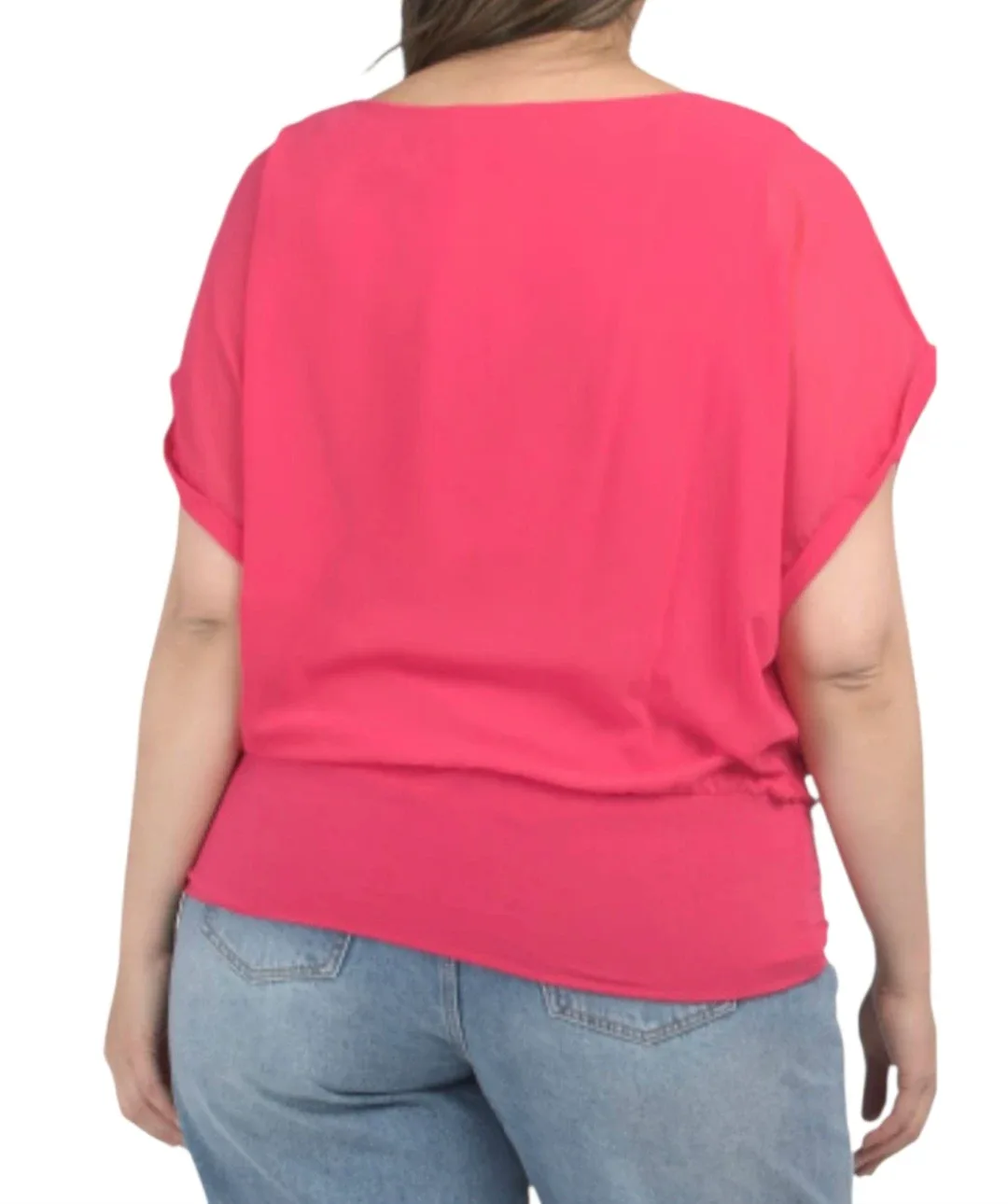 Joseph A Plus Chiffon Overlay Blouse image indicator(2)