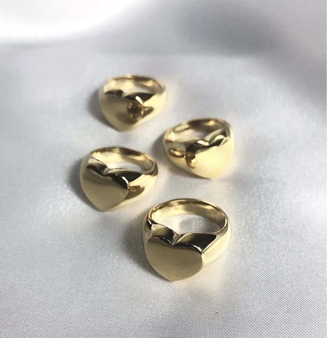 Gold Heart Ring