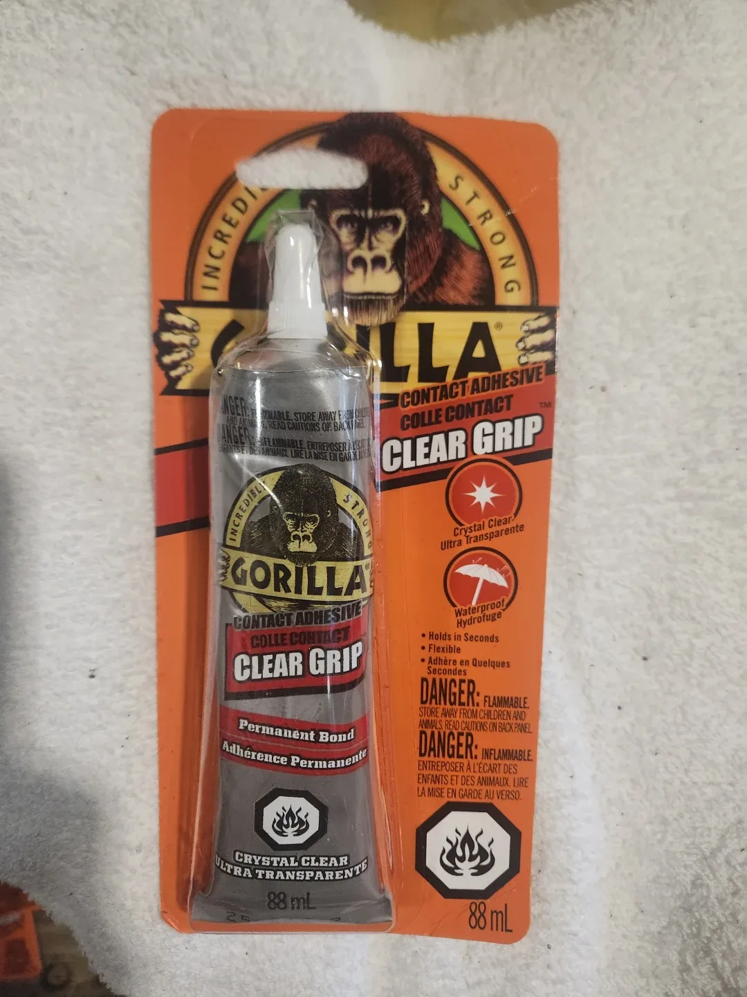 Gorilla Clear Grip Contact Adhesive - 88 mL