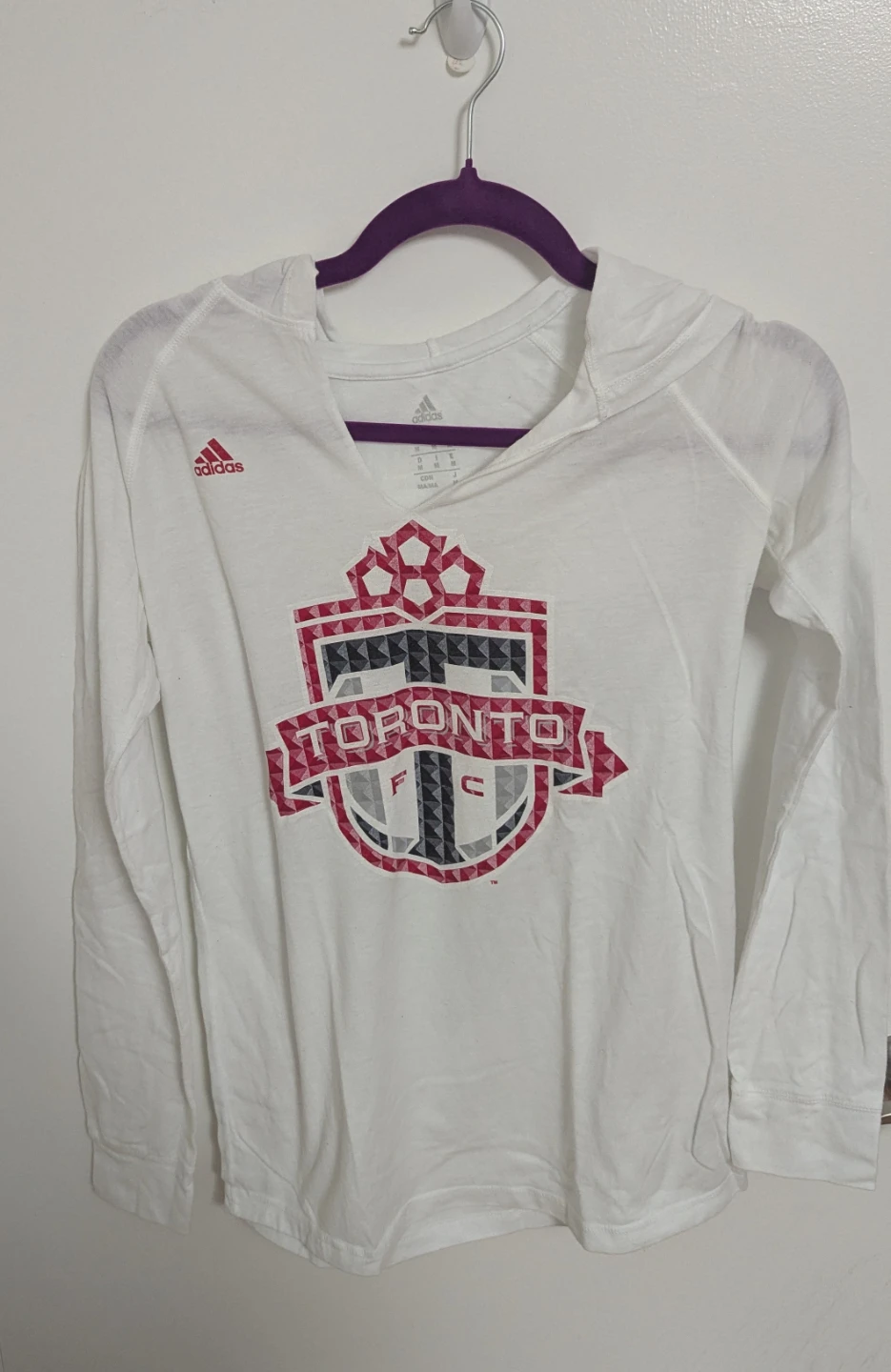 Adidas Toronto FC Long Sleeve Hoodie - Women's Size Medium - photo 2
