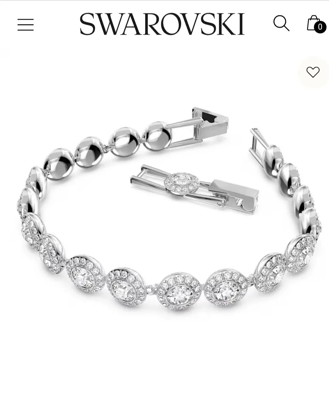 Swarovski Crystal Necklace, Bracelet & Earrings Set image indicator(3)