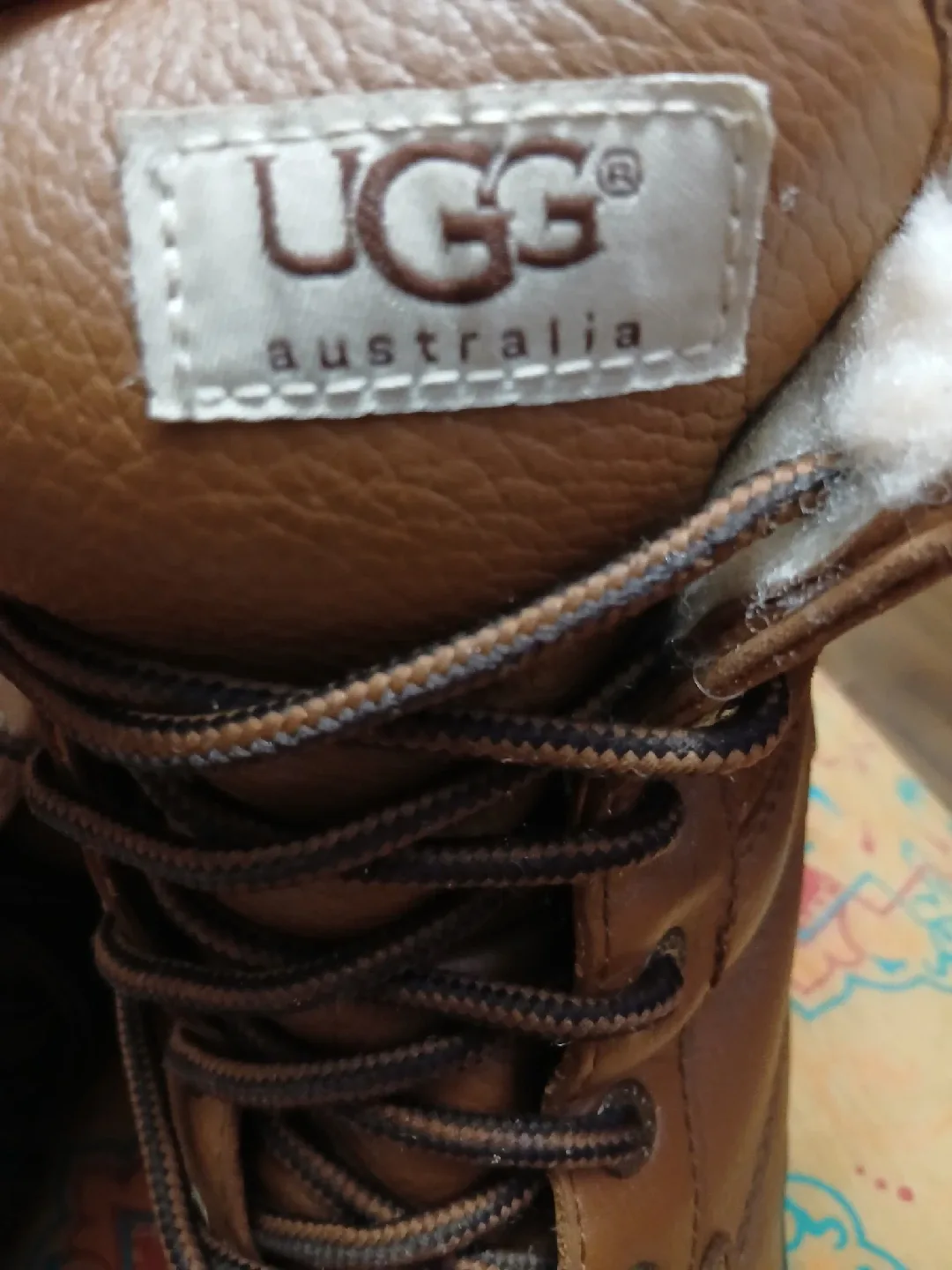 UGG Australia Brown Leather Winter Boots image indicator(4)