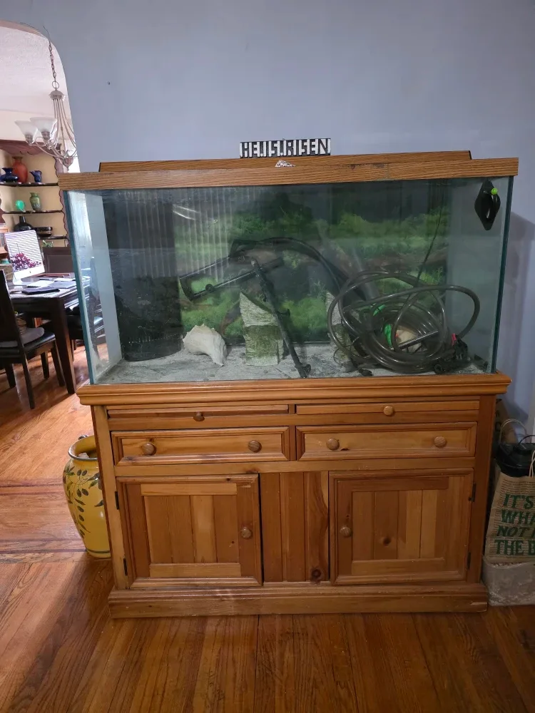 Fish Tank with Stand and Accessories